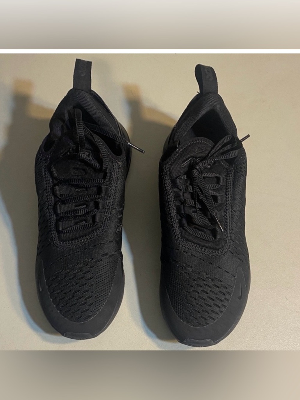 Nike triple black 270 air max 7.5
